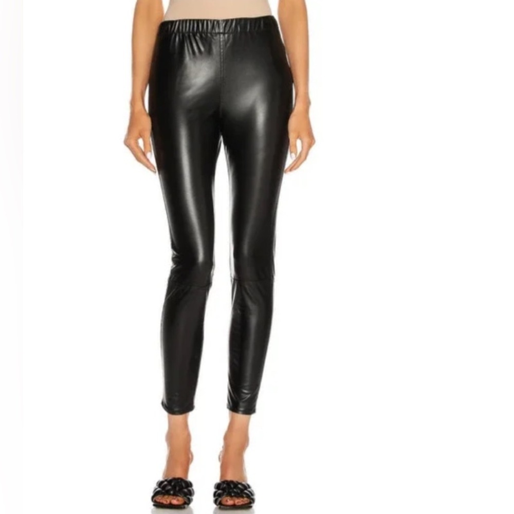 ❤️❤️ Jonathan Simkhai Pants Faux Leather Black Leggings Women❤️❤️